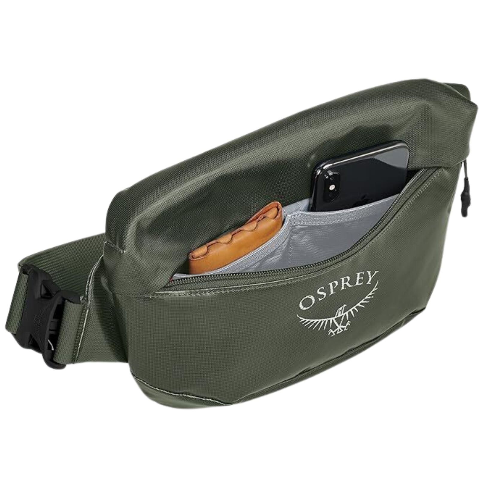 Osprey Transporter Waist Bum Bag Lifestyle Pack in Haybale Green - One Size-0