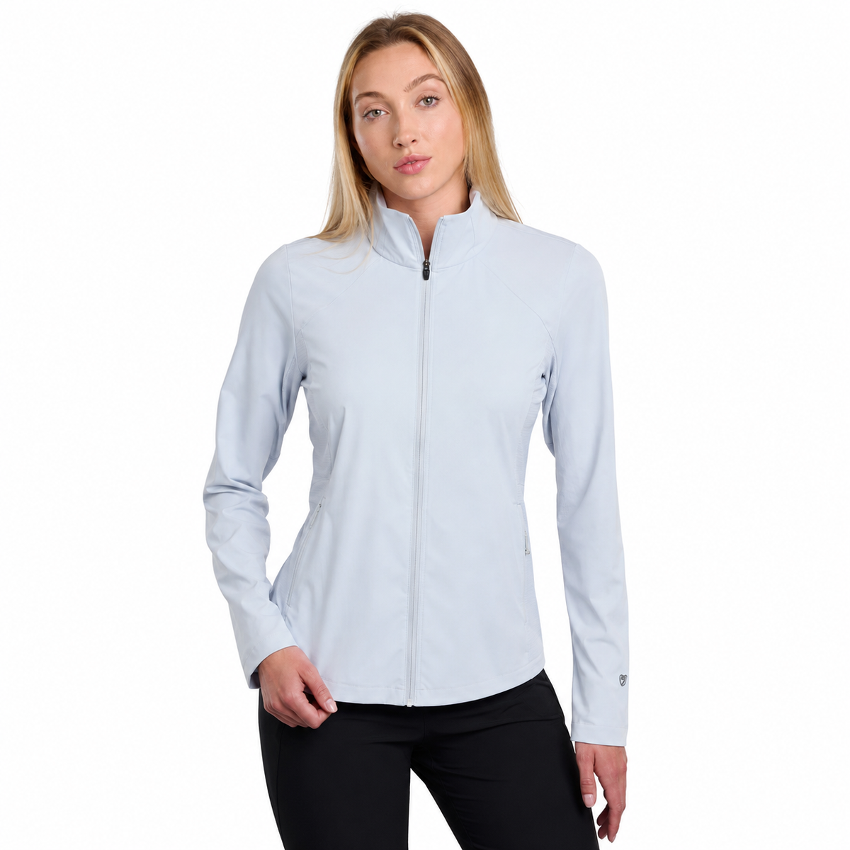 Kuhl Womens Bandita Full Zip Outdoor Hiking Jacket in Zenith Blue