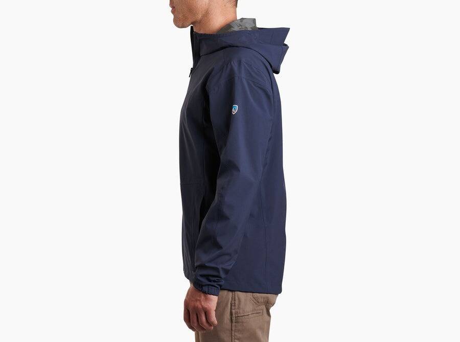 Kuh Stretch Voyagr Jacket Rain Lightweight Breathable in Midnight Blue-4