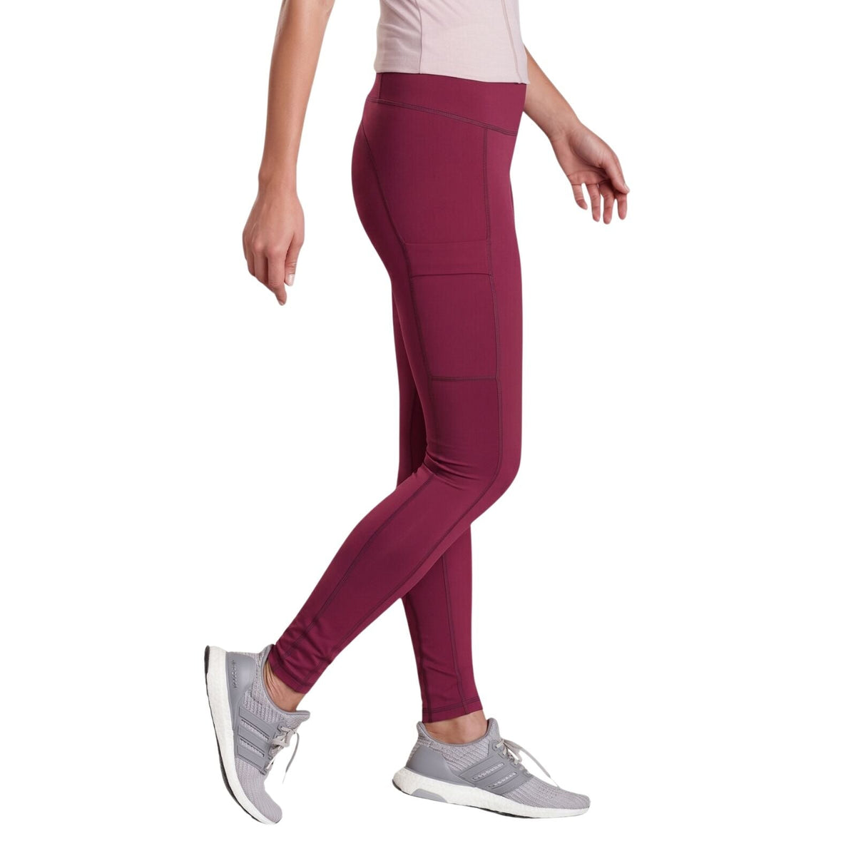 Kuhl Womens Transcendr Outdoor Hiking Leggings in Sangria