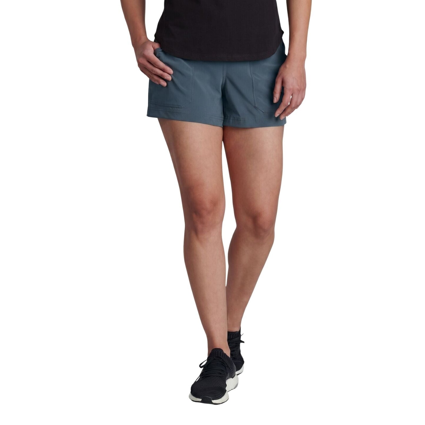 Kuhl Womens 4in Outdoor Hiking Vantage Shorts in Metal Blue