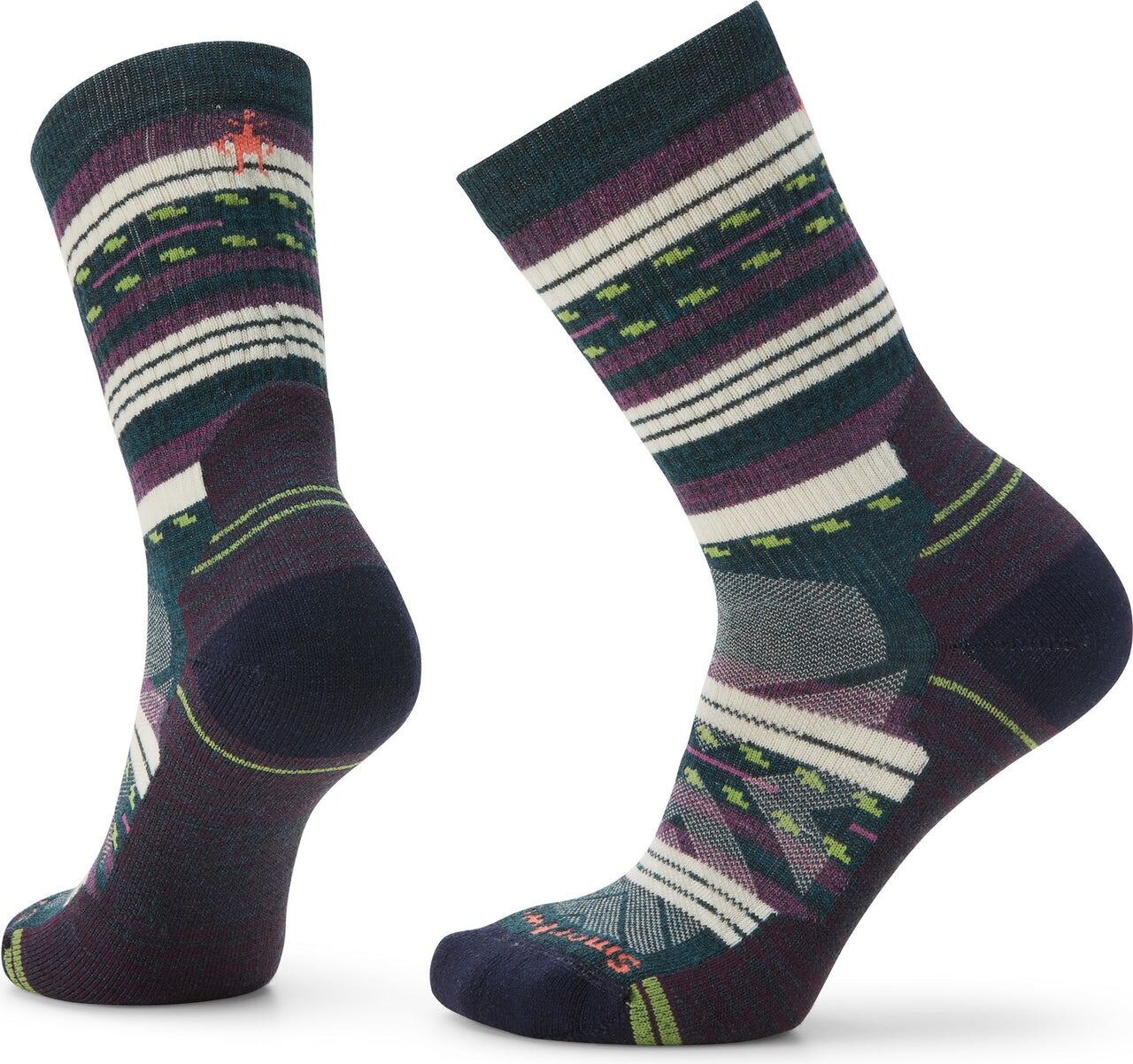 Smartwool W Hike Light Cushion Margarita Crew Socks Twilight Blue-0