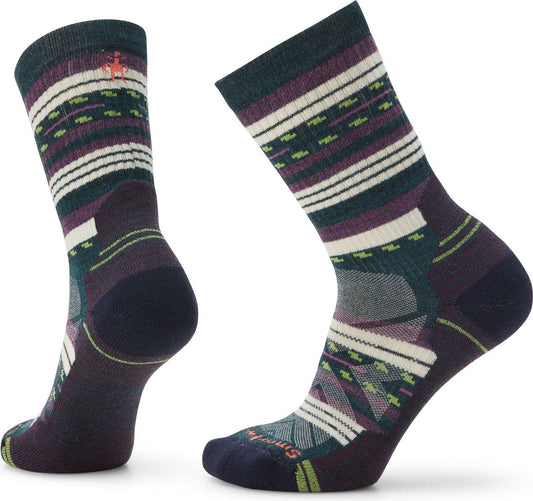 Smartwool W Hike Light Cushion Margarita Crew Socks Twilight Blue-0