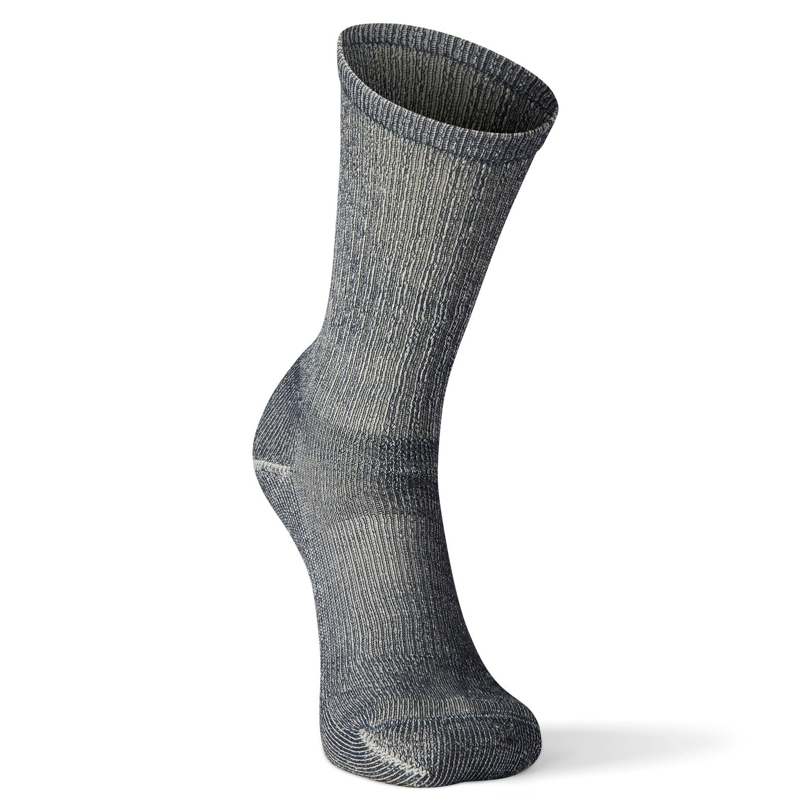 Smart Wool Sma Hike Lc Crew Womens Socks in Light Gray-3