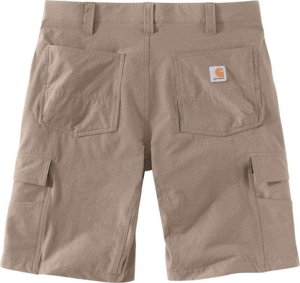 Carhartt Mens Force Relaxed Fit Cargo Work Shorts Lightweight Ripstop - Tan-4