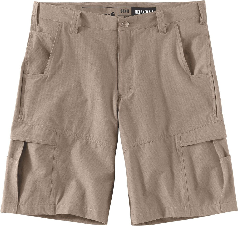 Carhartt Mens Force Relaxed Fit Cargo Work Shorts Lightweight Ripstop - Tan-0