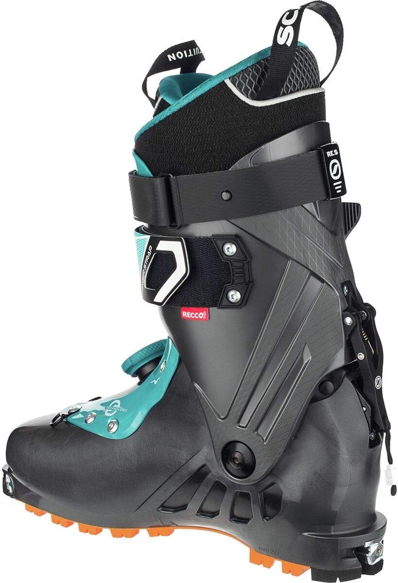 Scarpa Womens F1 Alpine Touring Ski Boots Skiing Snow - Anthacite/Lagoon-4