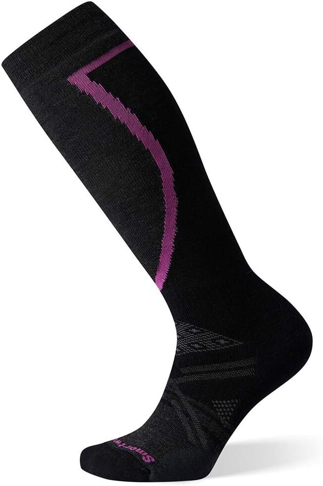 Smartwool Women's Phd Wool Ski Snow Socks - Black-0