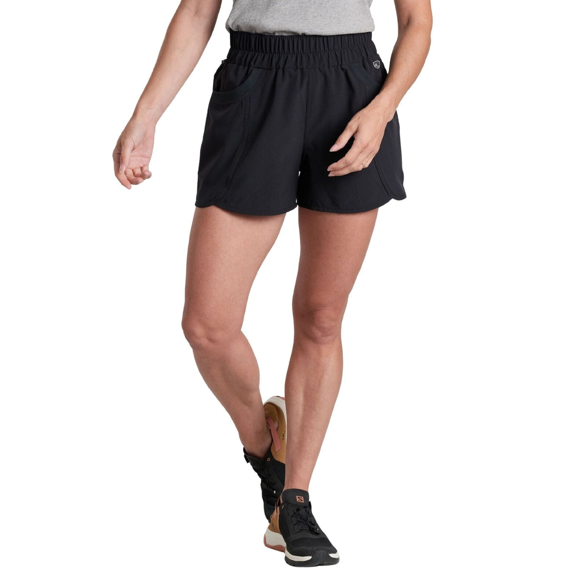 Kuhl Womens Vantage Outdoor Hiking Trainer Shorts in Black