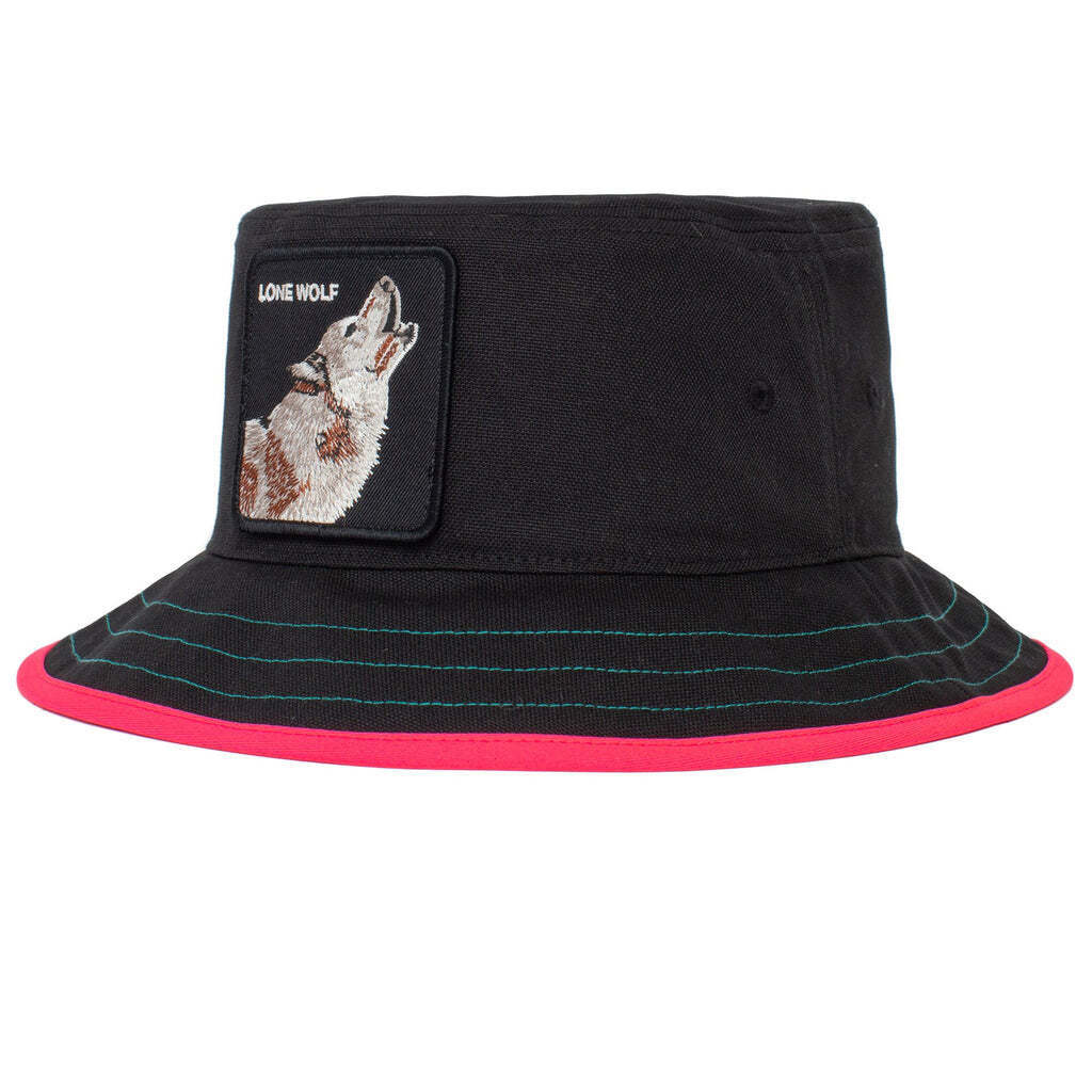 Goorin Bros Costa Lobo Bucket Hat 100% Cotton Animal Series - Black-2