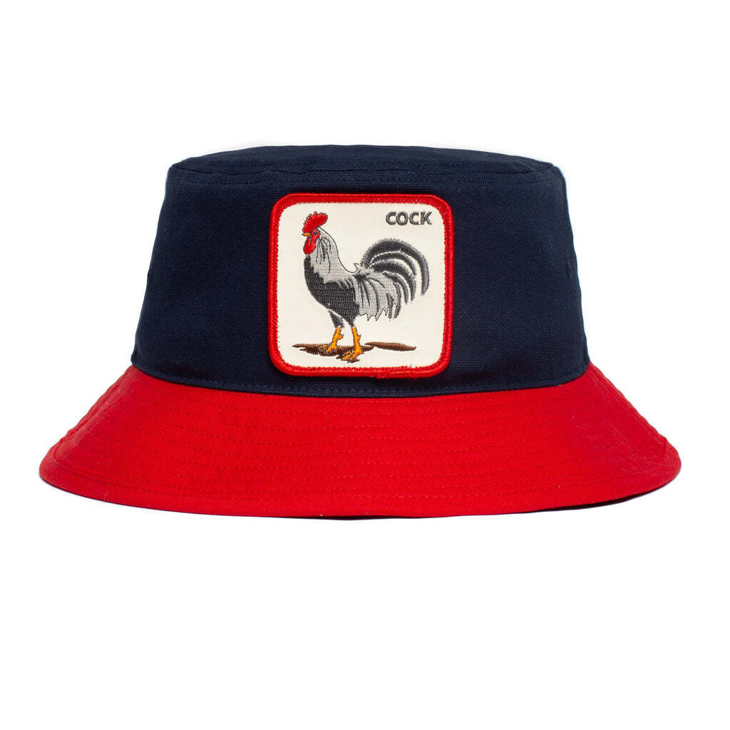 Goorin Brothers Mens Americana Bucket Hat 100% Cotton Animal Series - Navy-0
