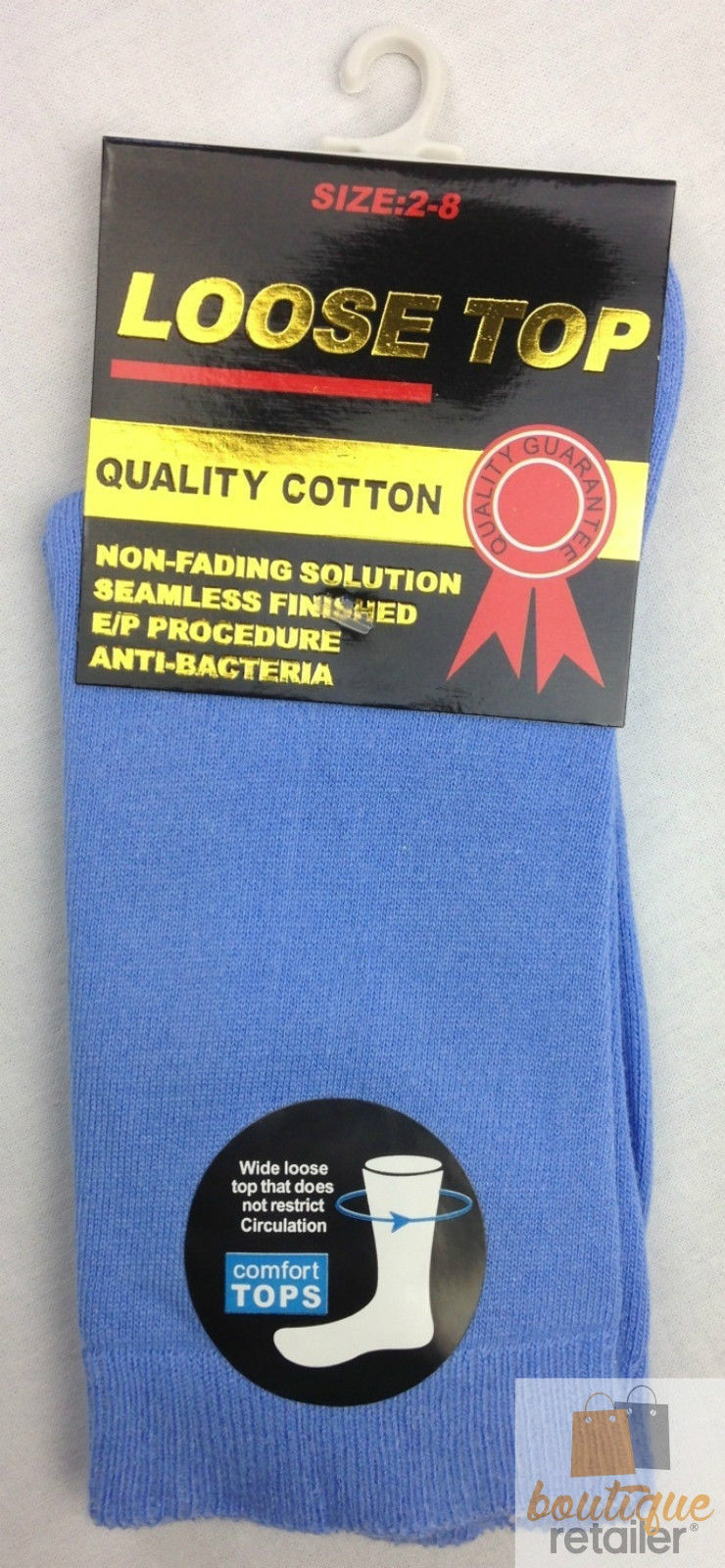 10x Pairs COTTON Rich LOOSE TOP SOCKS Medical Circulation Diabetic Comfort BULK-11