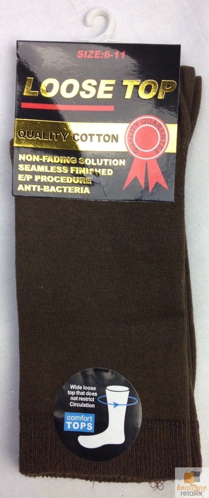 10x Pairs COTTON Rich LOOSE TOP SOCKS Medical Circulation Diabetic Comfort BULK-15