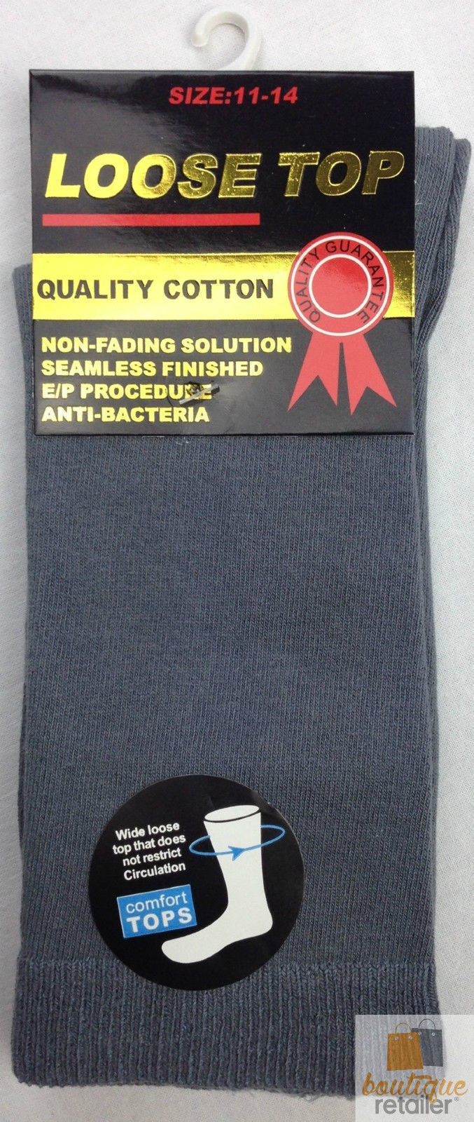 10x Pairs COTTON Rich LOOSE TOP SOCKS Medical Circulation Diabetic Comfort BULK-16