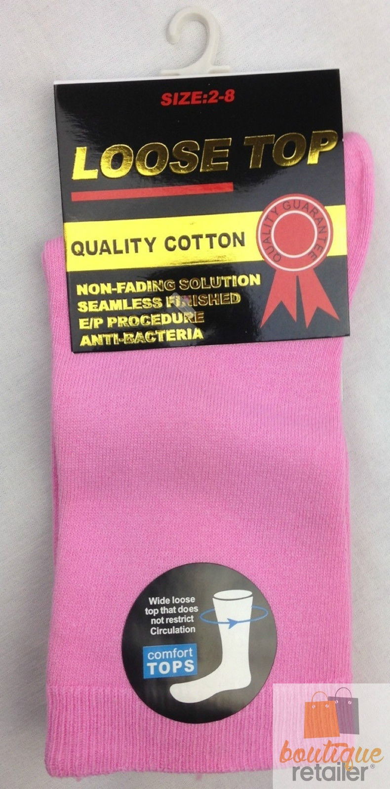 10x Pairs COTTON Rich LOOSE TOP SOCKS Medical Circulation Diabetic Comfort BULK-22