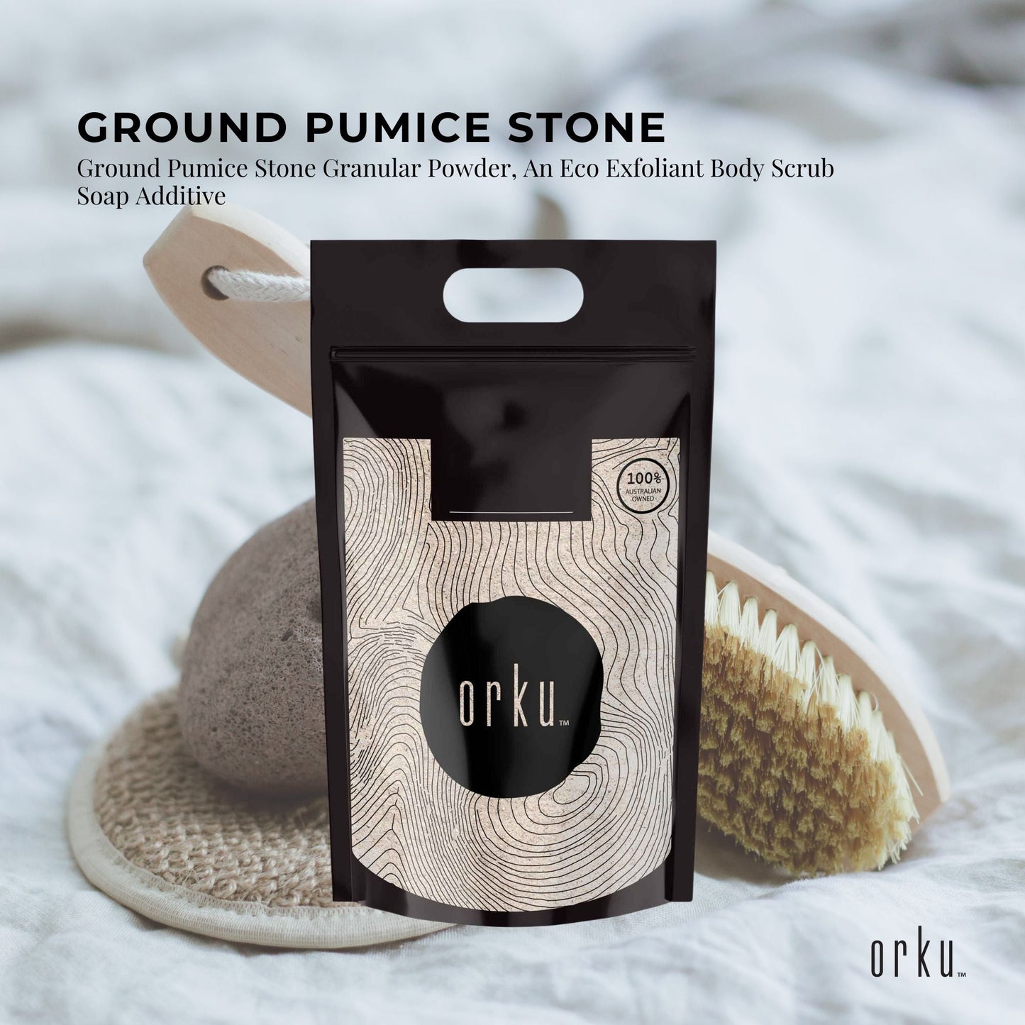 10Kg Ground Pumice Stone Granular Powder Eco Exfoliant Body Scrub Soap Additive-2