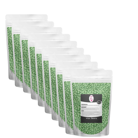 10x 100g Wax Beads Aloe Vera - Brazilian Waxing Beans - Stripless Hair Removal-0