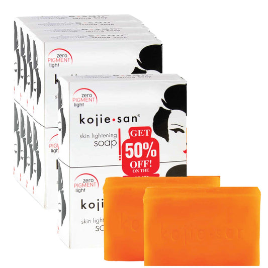 10x 135g Kojie San Soap Bar - Original Kojic Acid Bars-0