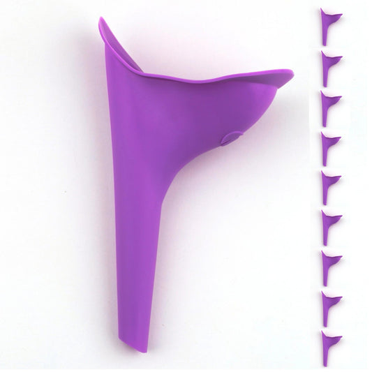 10x Female Portable Urinal - Women Lady Pee and Stand For Travel Camping Outdoor-0