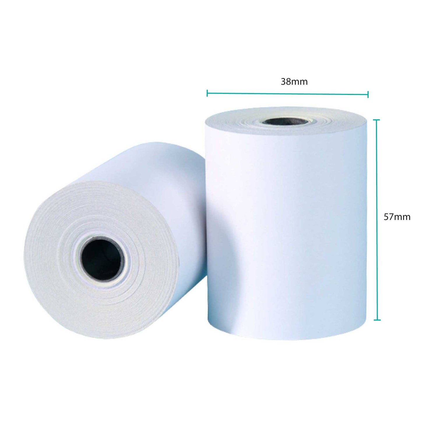10x Thermal Paper Rolls 57x38mm -  9.5m Register EFTPOS POS Receipt Bulk-1