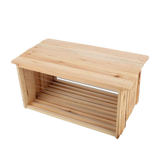 10x Wire Beehive Frame Assembled Wood Steel Unwaxed Deep Hive Frames Beekeeping-0