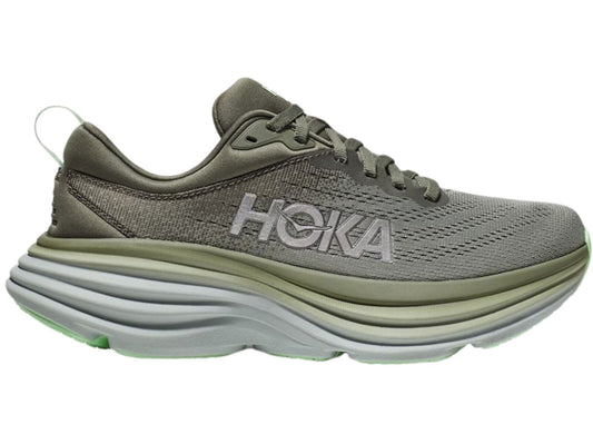 Hoka Bondi 8 Men’s Running Shoes in Olive Haze / Mercury (2023) - US 11.5