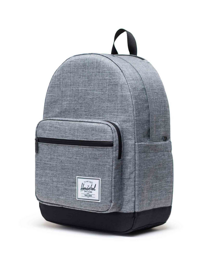 Herschel 25L Pop Quiz Backpack Bag w/ 15" Laptop Sleeve in Raven Crosshatch
