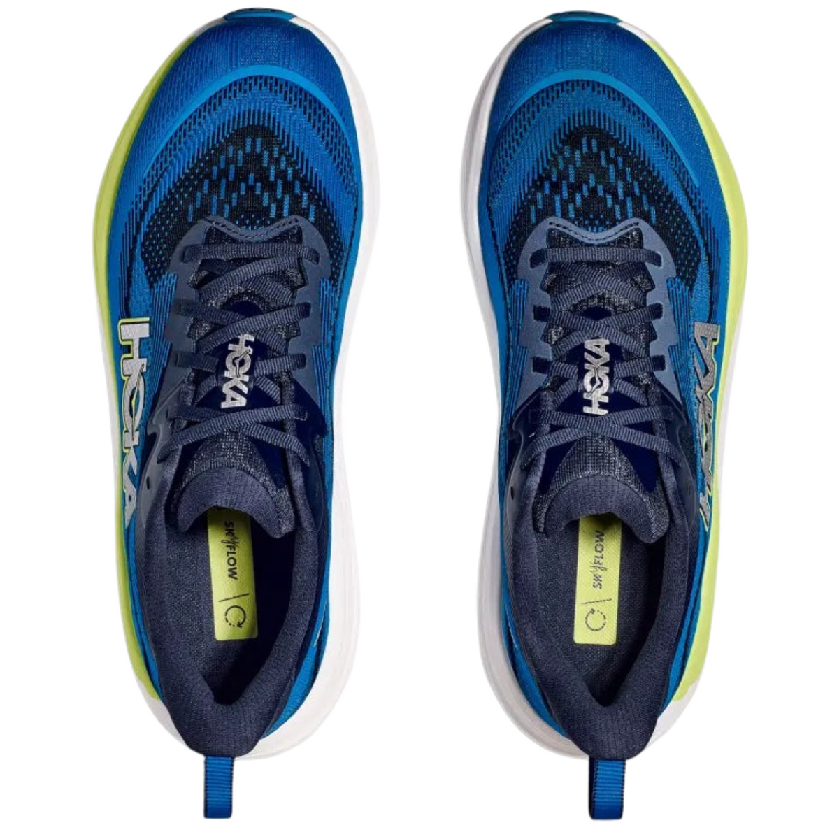 Hoka Skyflow Mens Running Shoes in Varsity Navy / Electric Cobalt Size US 12