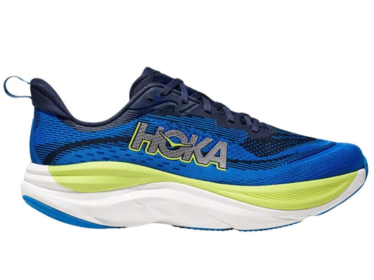 Hoka Skyflow Mens Running Shoes in Varsity Navy / Electric Cobalt Size US 12