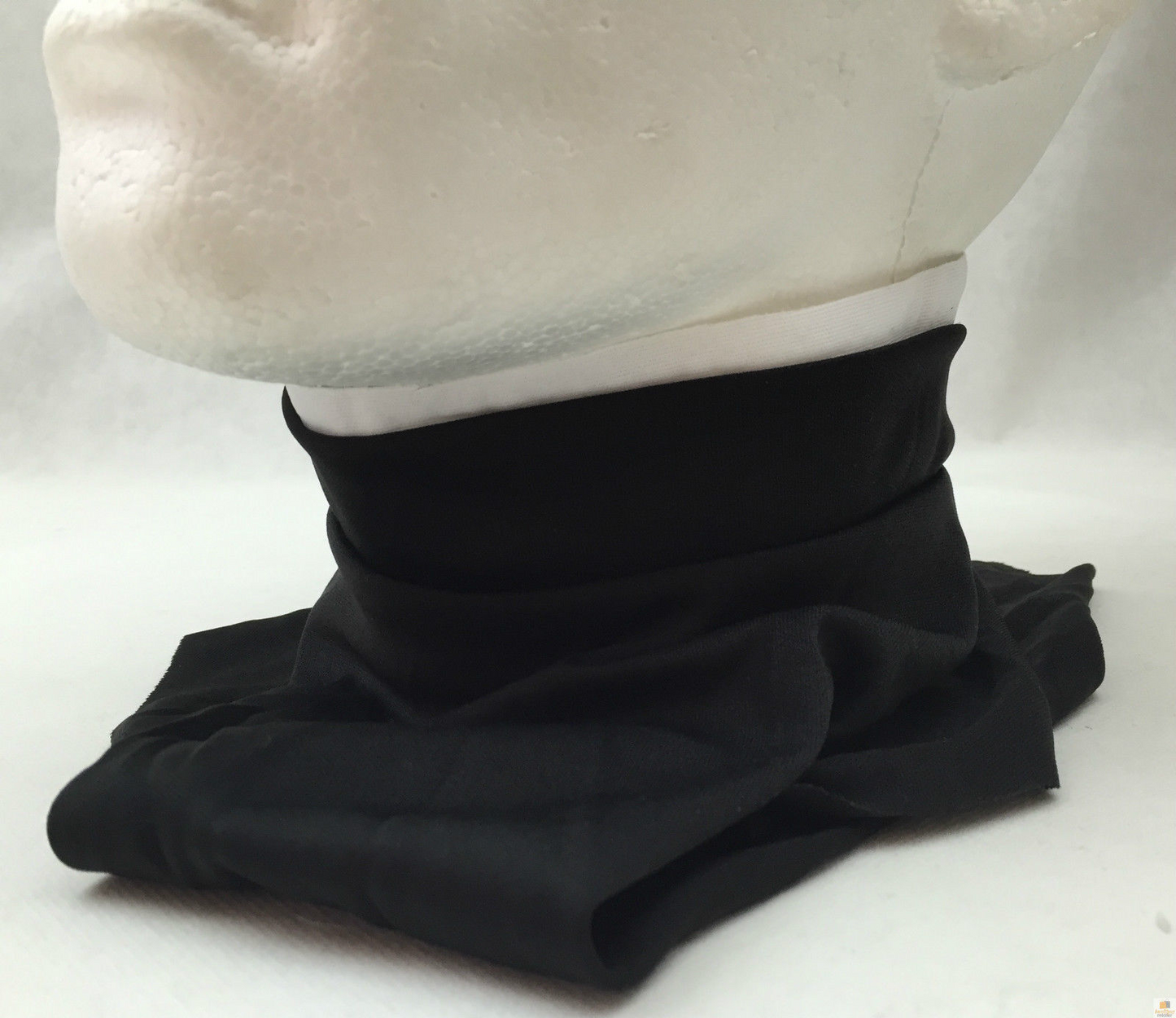 CLERICAL SHIRT COLLAR Priest Costume Halloween Fancy Dress Neck in Black
