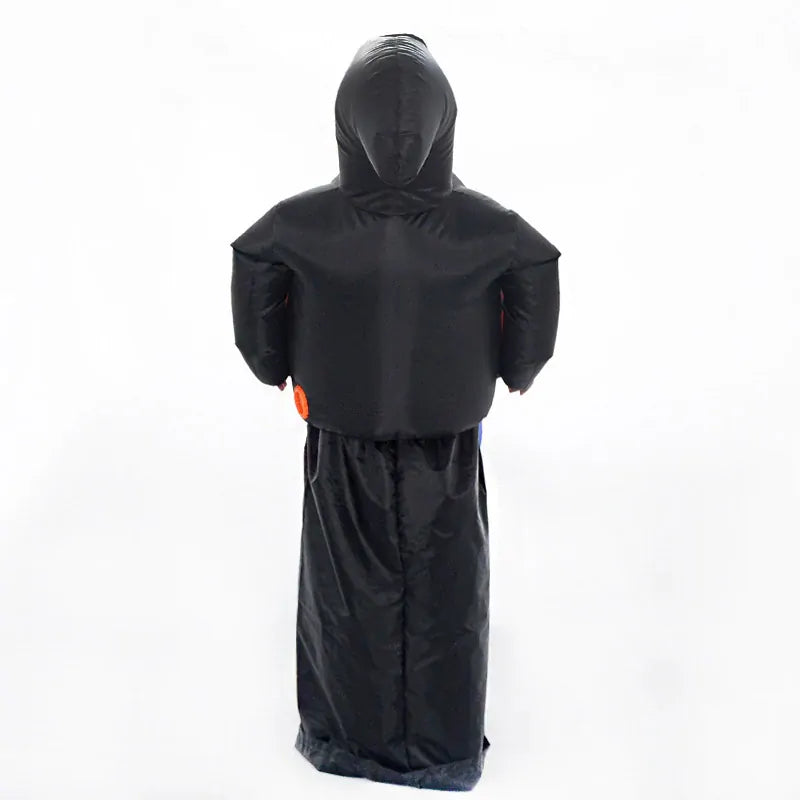 Adult Inflatable Grim Reaper Costume Funny Halloween Fancy Dress - One Size