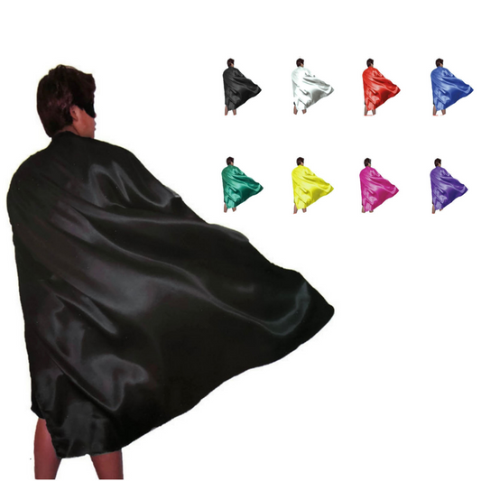 ADULT CAPE Costume Cloak Halloween Fancy Dress Coat Jacket Superhero Book Week-0