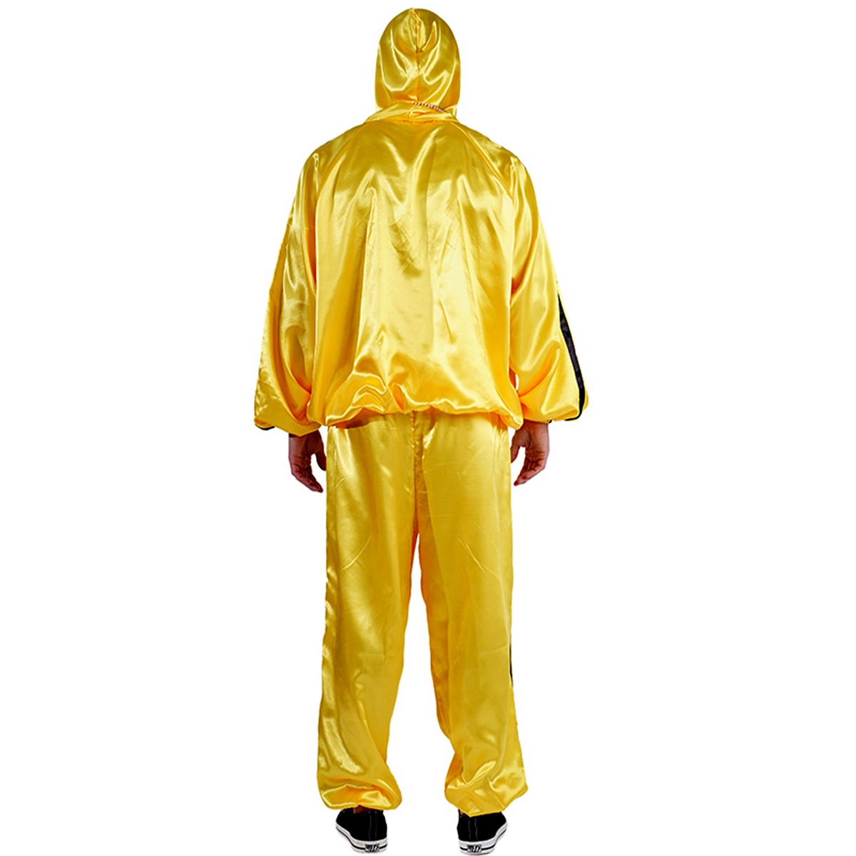 Mens "Sasha" Ali-G Adult Yellow Rapper Costume 80s Hip Hop Party