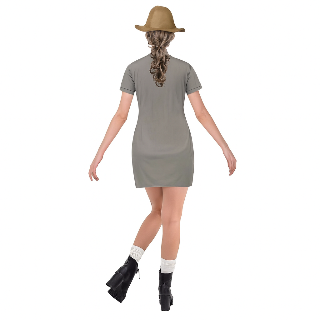 Adult Lady Wildlife Explorer Costume Womens Jungle Safari Halloween Outfit
