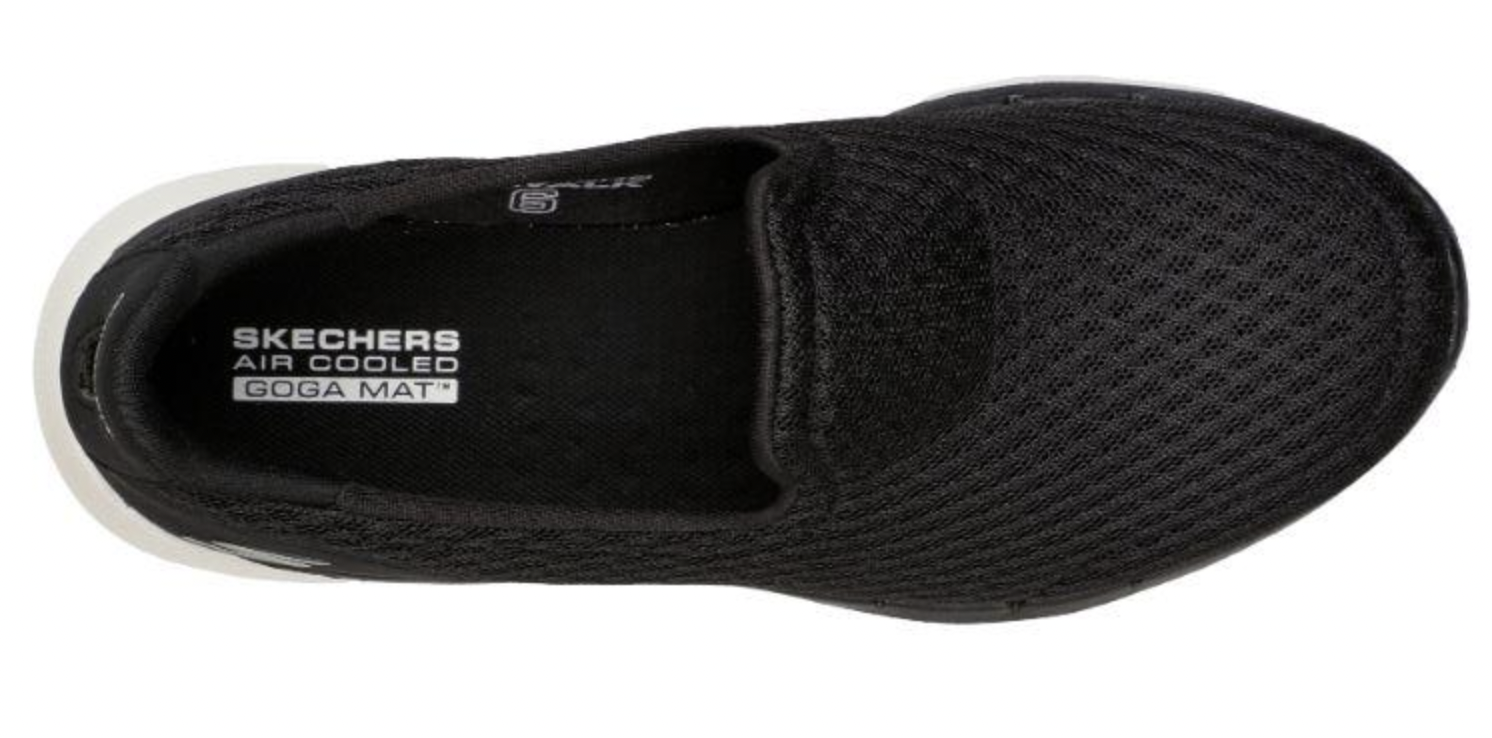 Skechers Womens Gowalk 6 Big Splash Casual Sneakers Runners Shoes - Black-4