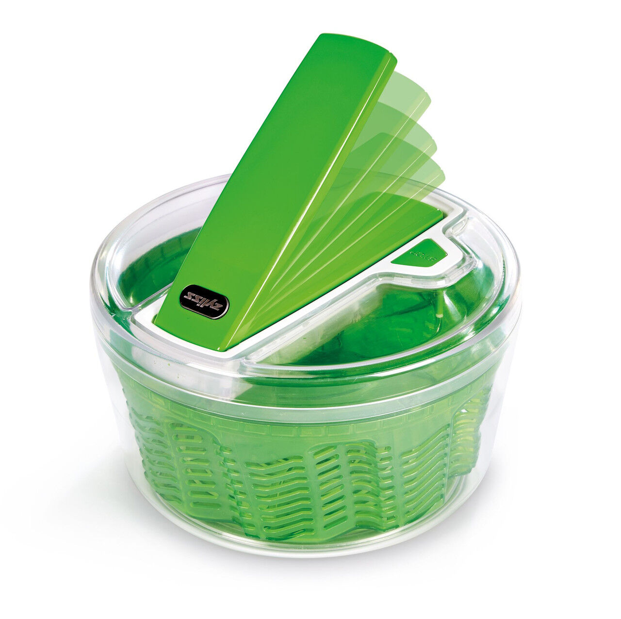 Zyliss Swift Dry Large Salad Spinner in Green - Large