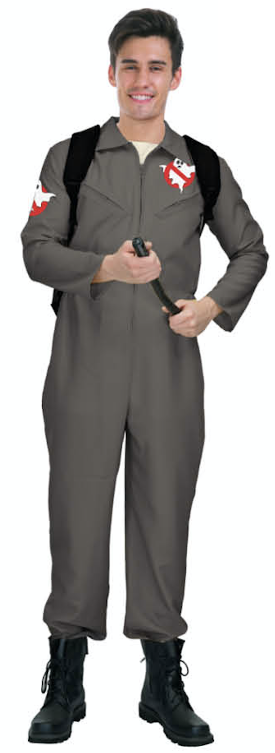 ADULT Ghost Fighter Costume Movie Cartoon Mens 80s 1980s Party-3