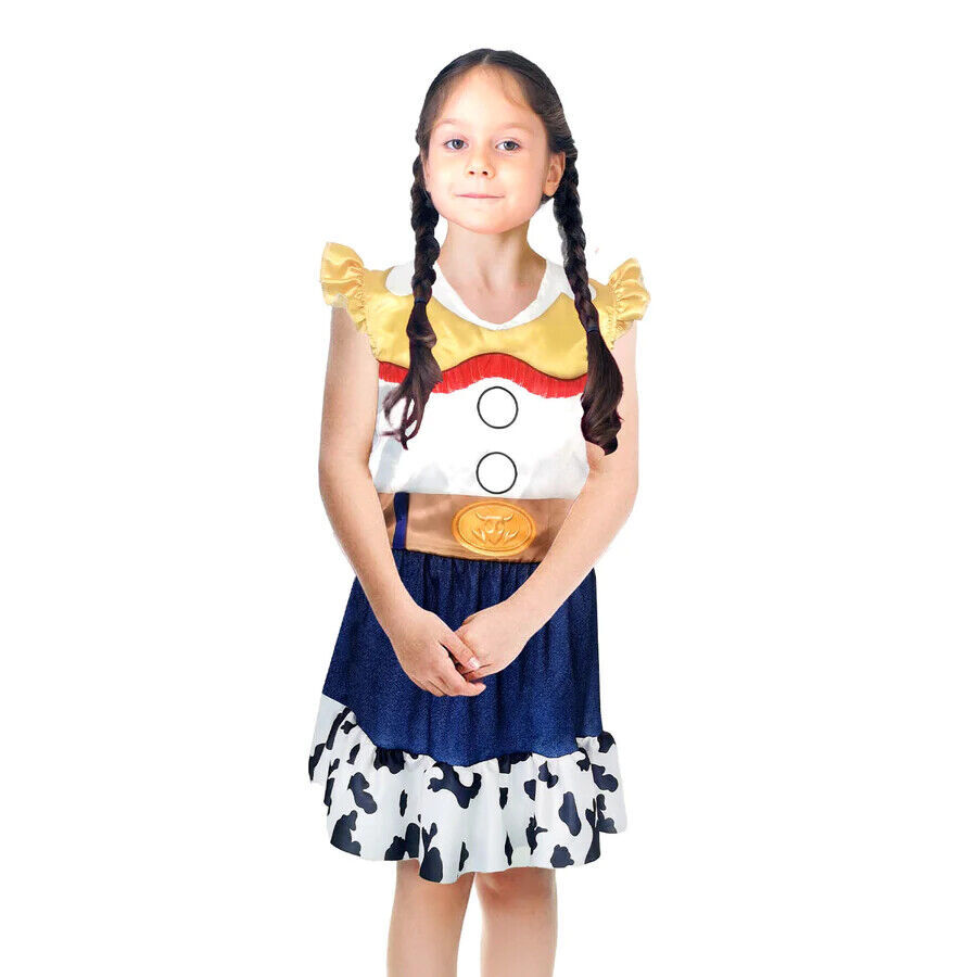 Childrens Toy Cartoon Cowgirl Jessie Book Week Kids Girls Costume