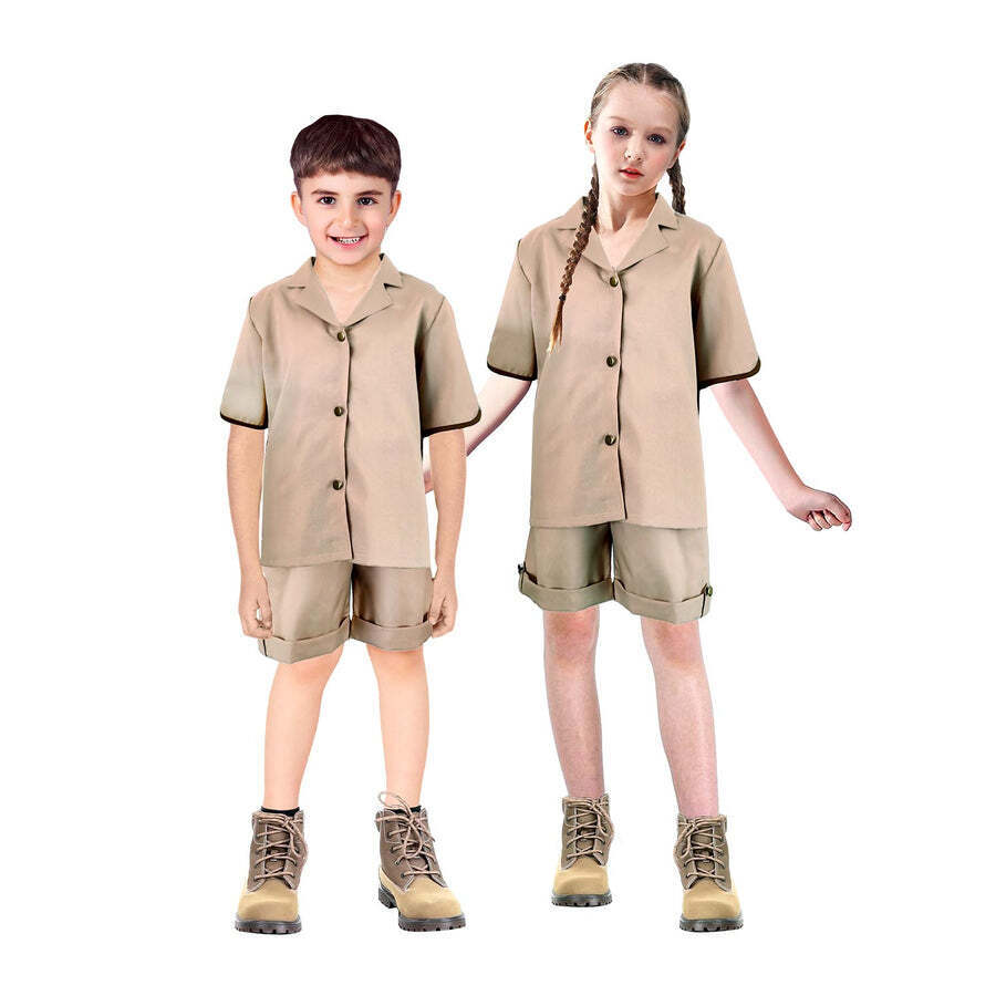 Explorer Wildlife Safari Boys Girls Zoo Book Week Costume Bindi Steve Robert Irwin-0