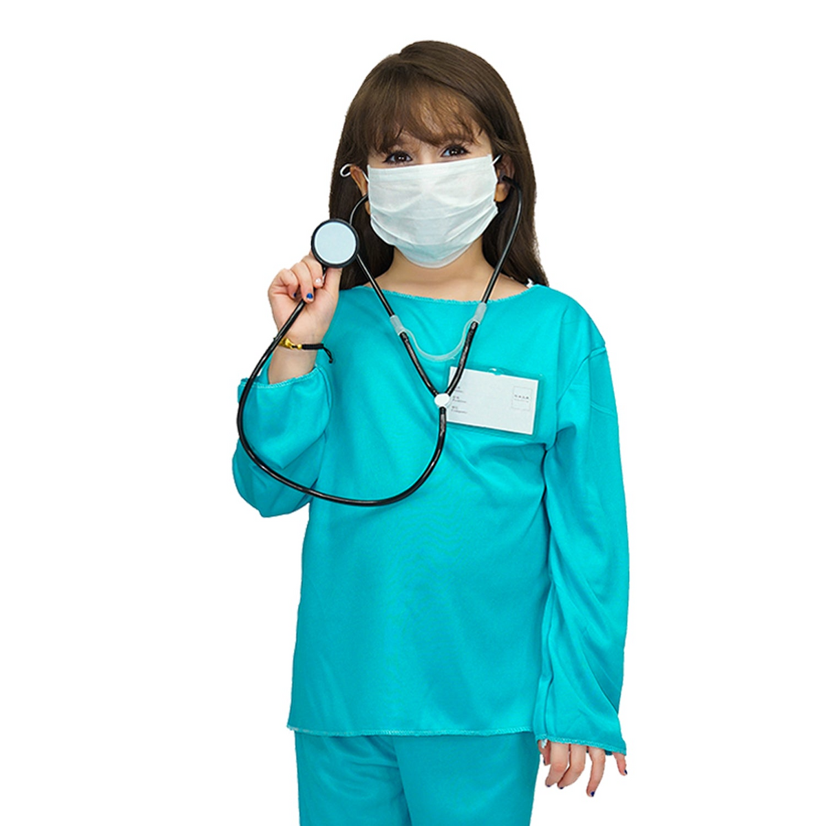 Kids Doctor/Nurse Costume - Emergency Hospital Scrubs (Book Week & Halloween Fancy Dress)
