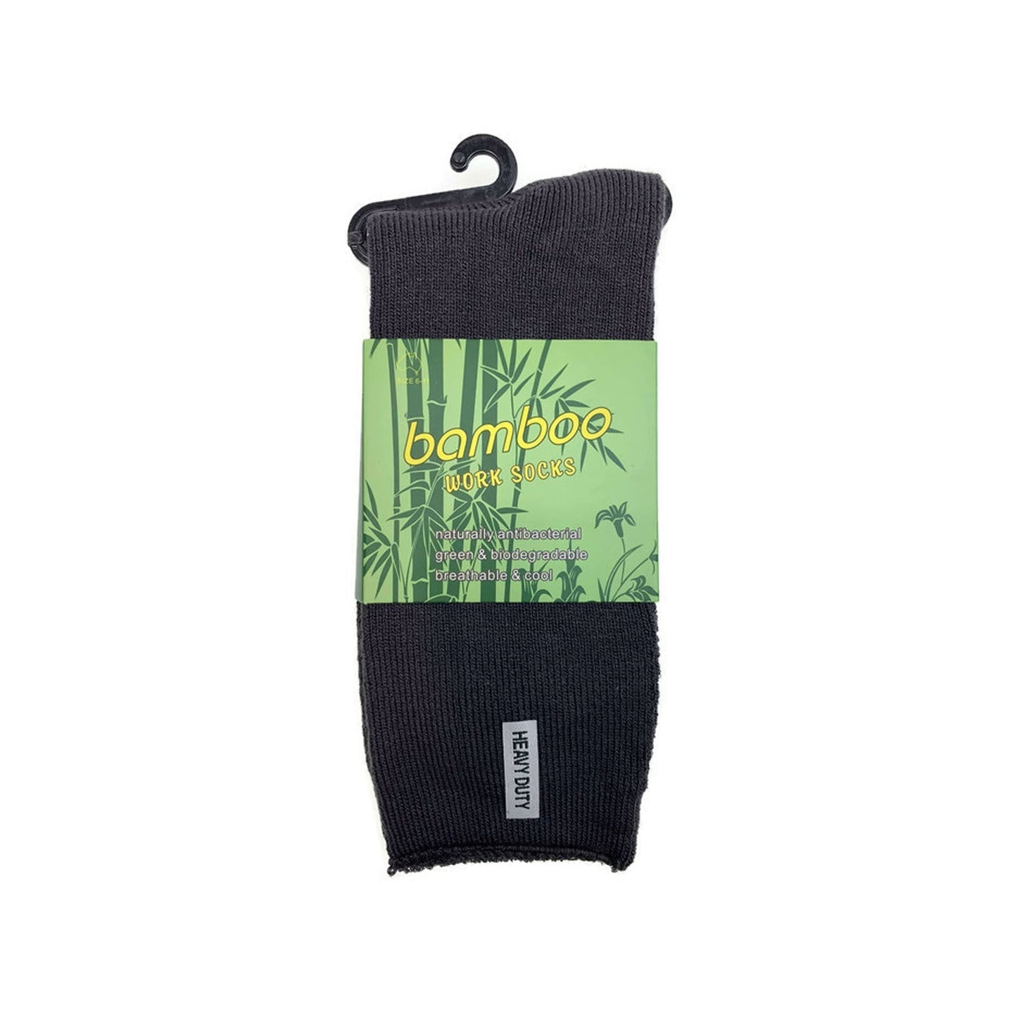 12 Pairs PREMIUM BAMBOO SOCKS Mens Heavy Duty Thick Work Socks Cushion BULK-2
