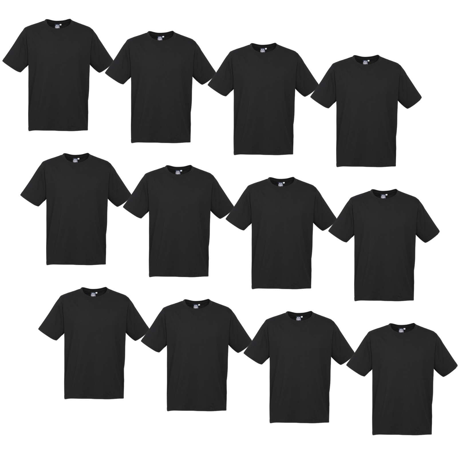 12X BULK Plain T Shirt 100% COTTON Assorted Colours S - XXL Mens Womens Top-6
