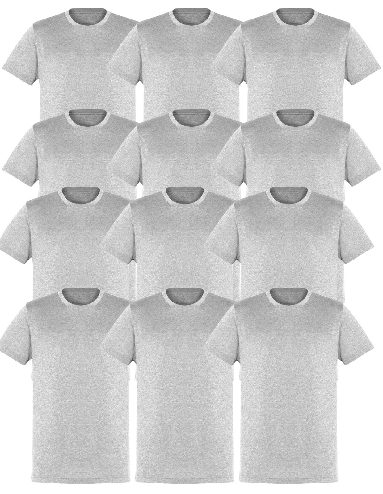 12X BULK Plain T Shirt 100% COTTON Assorted Colours S - XXL Mens Womens Top-13