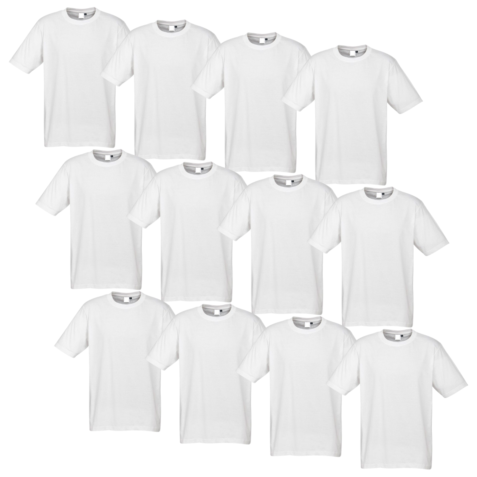 12X BULK Plain T Shirt 100% COTTON Assorted Colours S - XXL Mens Womens Top-21