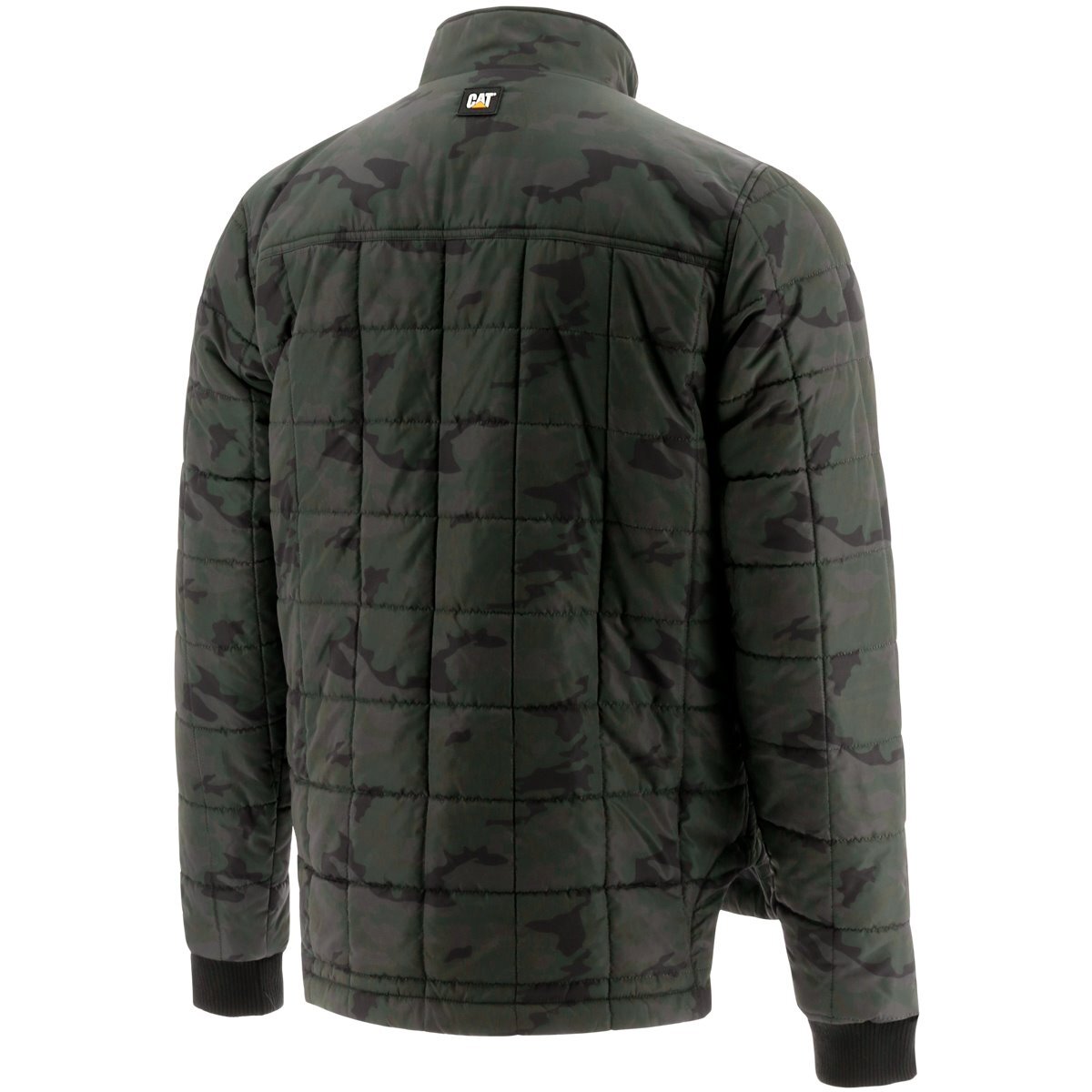 Caterpillar Mens Terrain Jacket Quilted Insulated Water Resistant - Night Camo-3