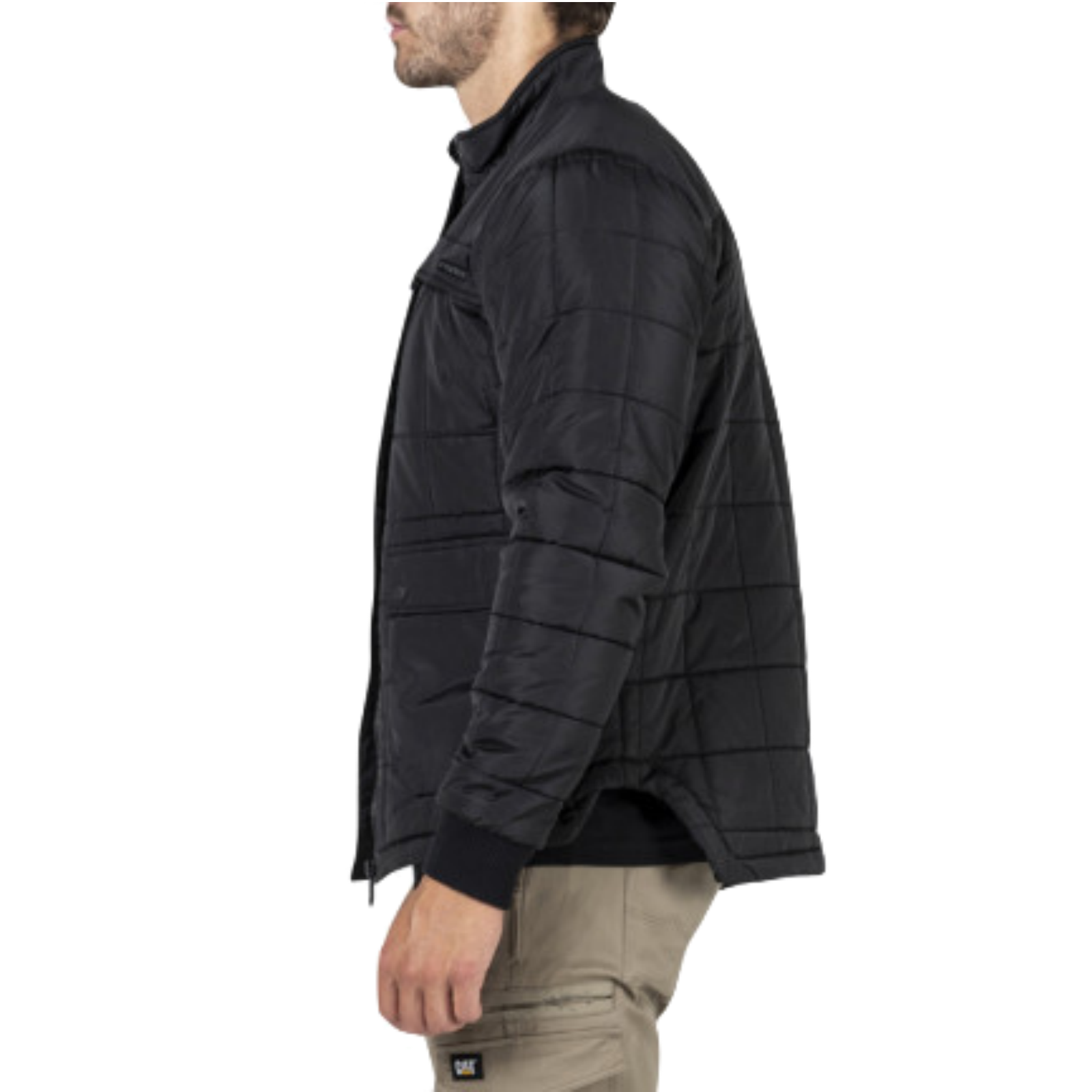 CAT Mens Terrain Winter Warm Jacket Caterpillar - Black-3