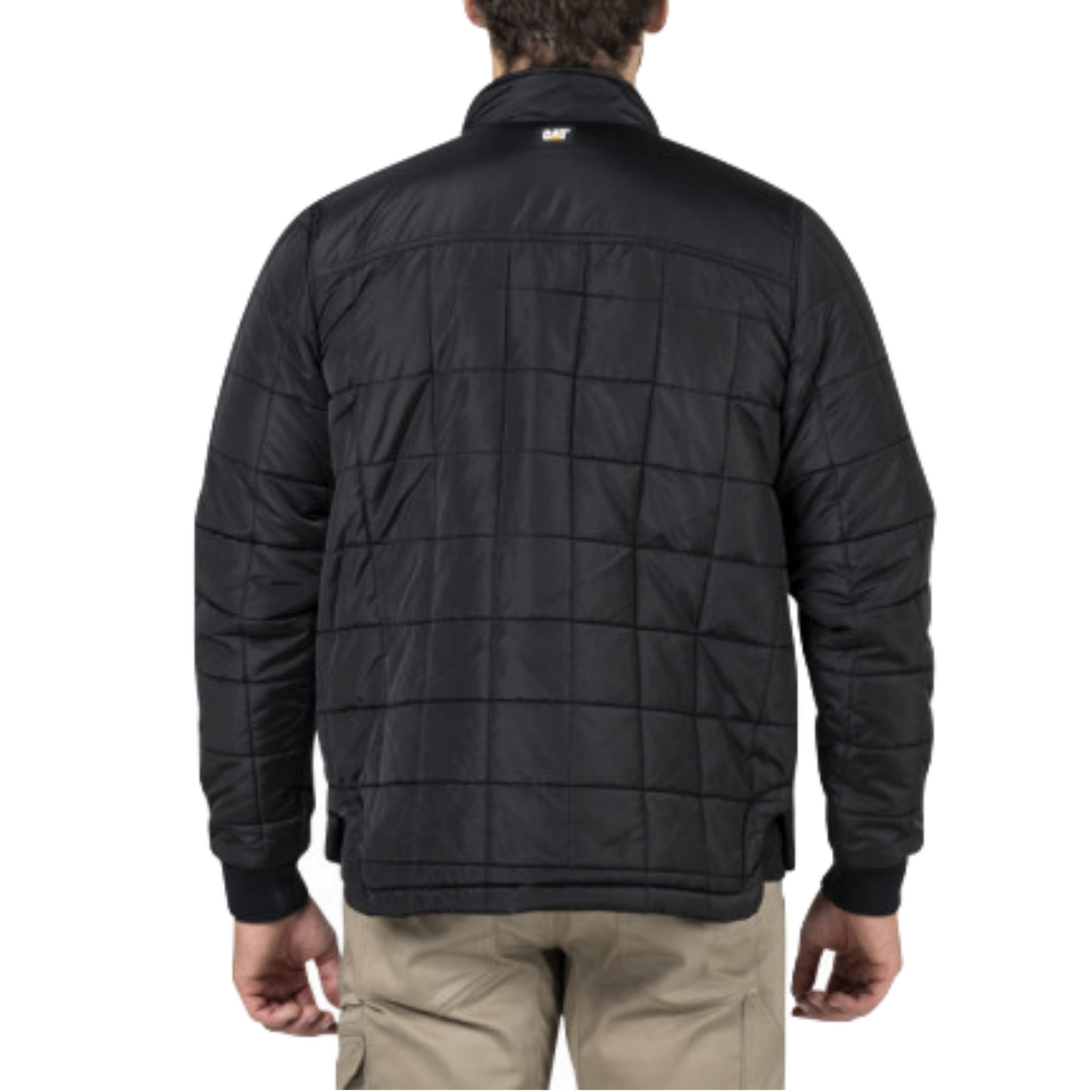 CAT Mens Terrain Winter Warm Jacket Caterpillar - Black-4