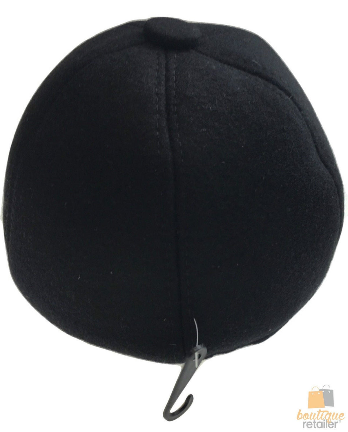 MENS NEWSBOY HAT Cabbie Gatsby 20s Ivy Cap Flat Driving Sun Flat Plain - Black