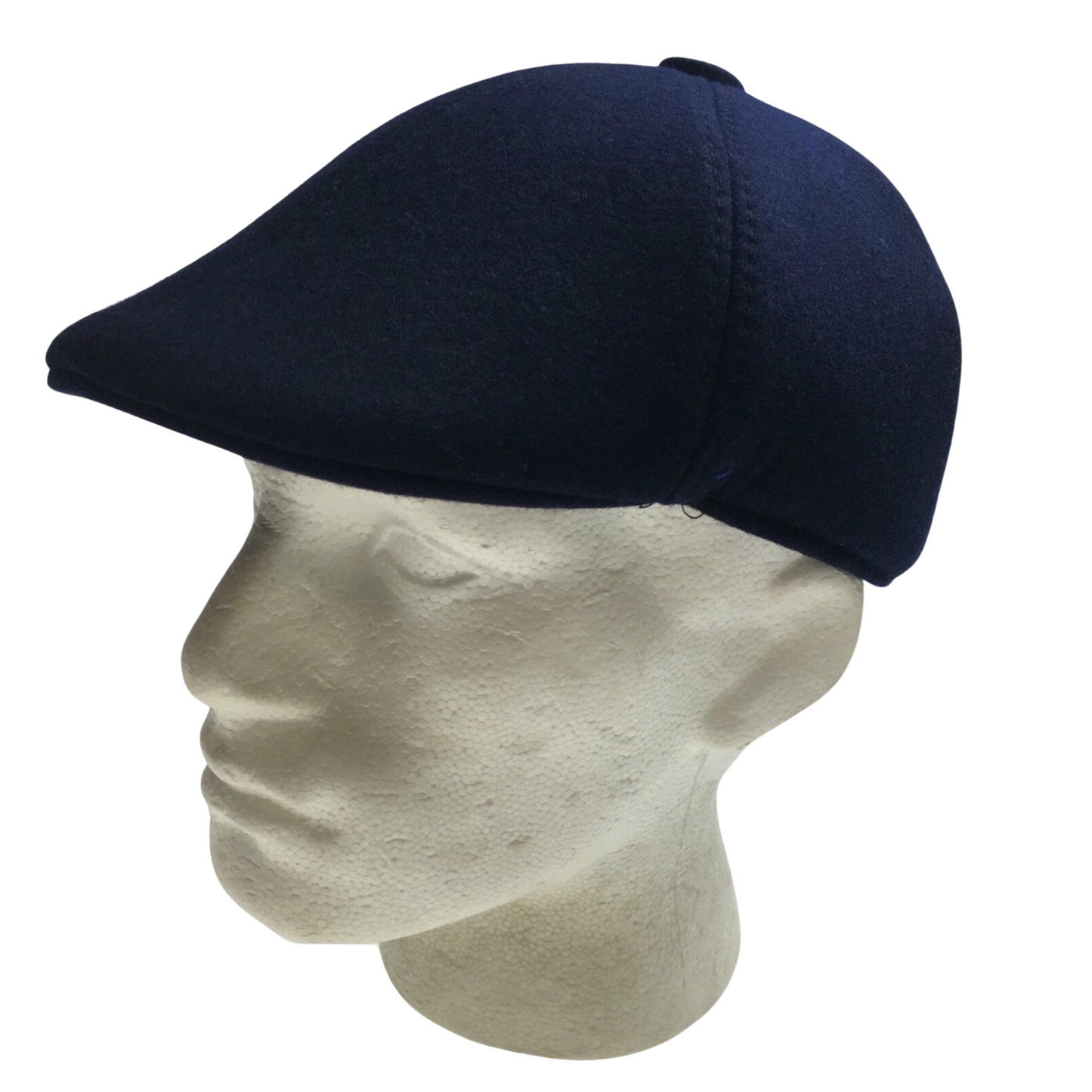 MENS NEWSBOY HAT Cabbie Gatsby 20s Ivy Cap Flat Driving Sun Flat Plain - Navy-0