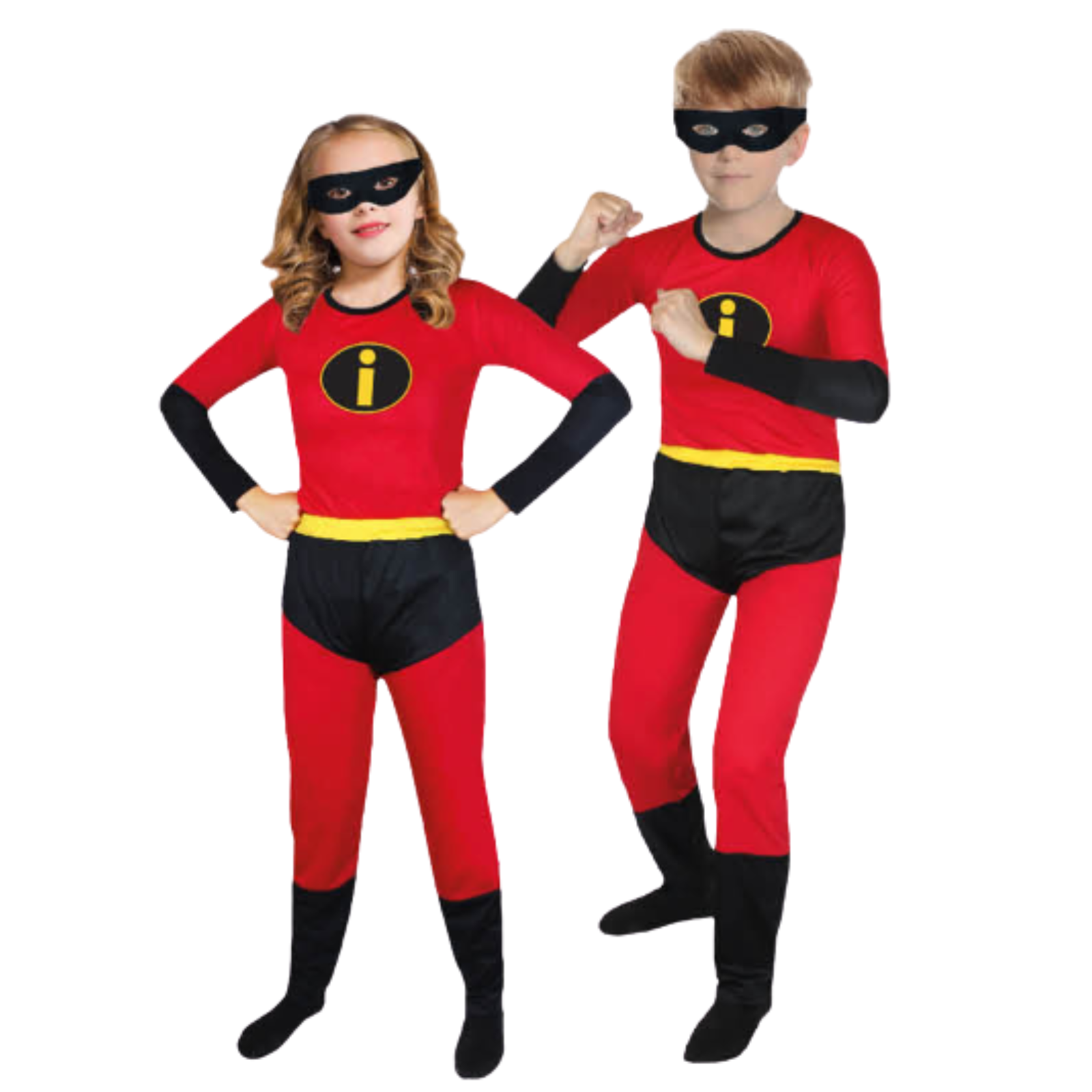 Kids Red Super Costume The Incredibles Elastigirl Book Week Childrens Party-1